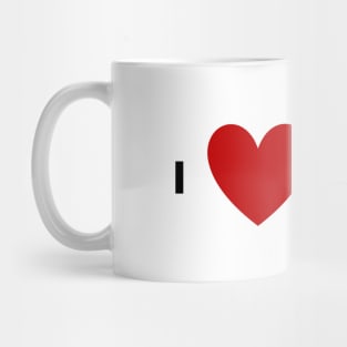 I Heart Pizza Mug